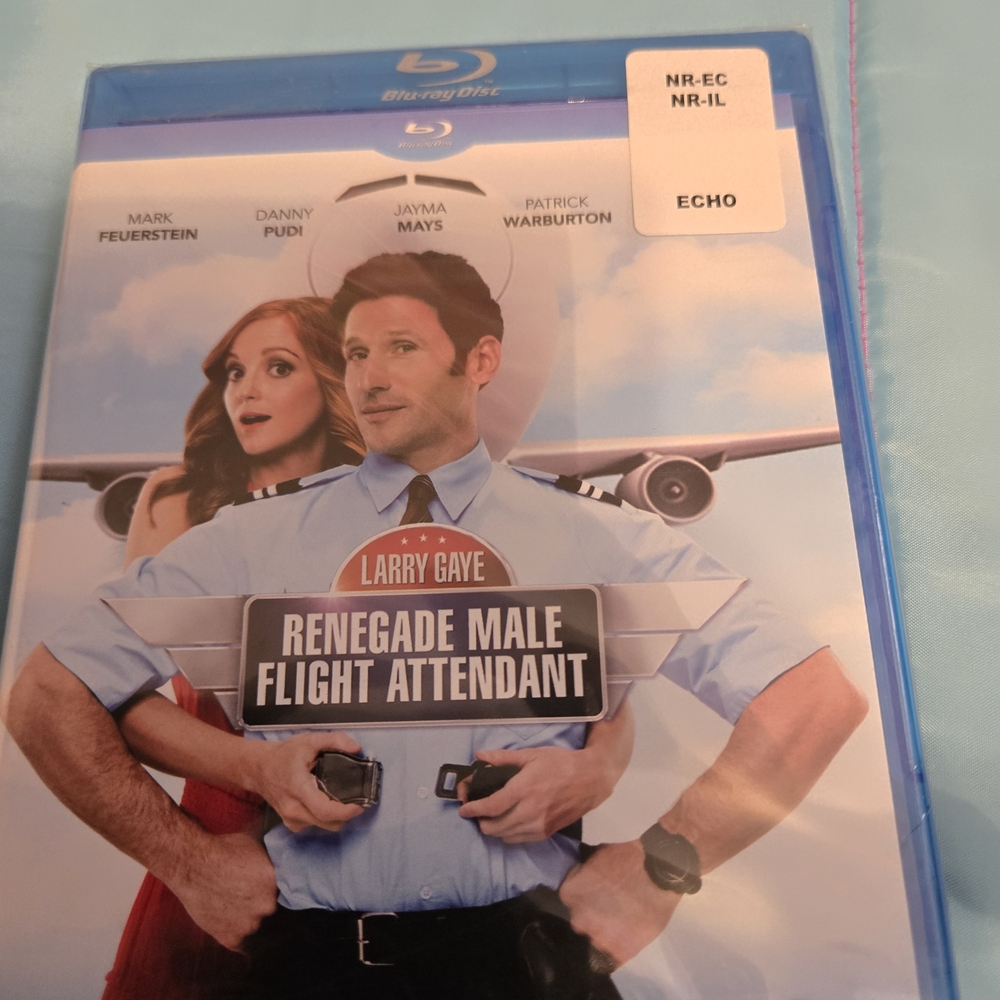 Larry Gaye Renegade Male Flight Attendant (Blu Ray, 2016) New Sealed  Comedy